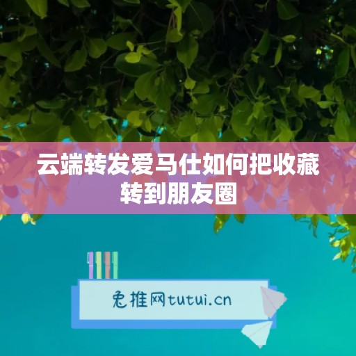 云端转发爱马仕如何把收藏转到朋友圈