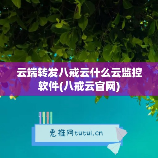 云端转发八戒云什么云监控软件(八戒云官网)