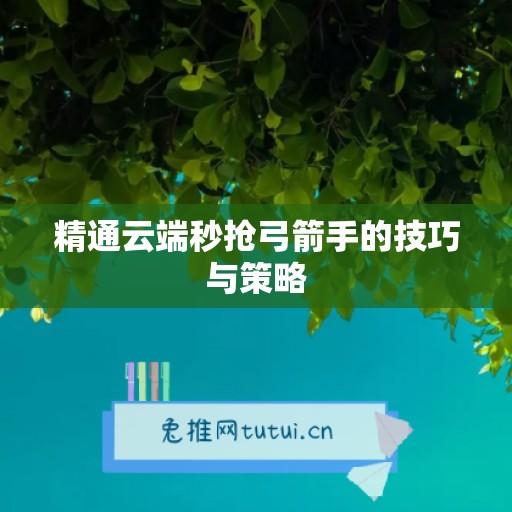 精通云端秒抢弓箭手的技巧与策略