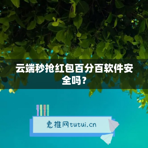 云端秒抢红包百分百软件安全吗？