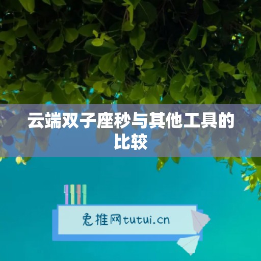 云端双子座秒与其他工具的比较