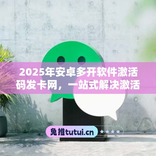 2025年安卓多开软件激活码发卡网，一站式解决激活难题！