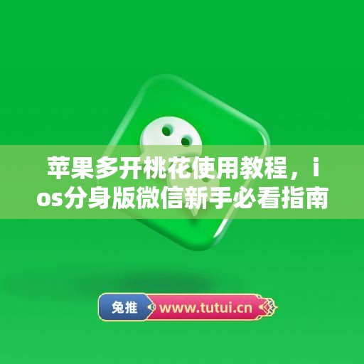 苹果多开桃花使用教程，ios分身版微信新手必看指南