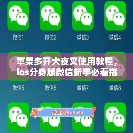 苹果多开犬夜叉使用教程，ios分身版微信新手必看指南