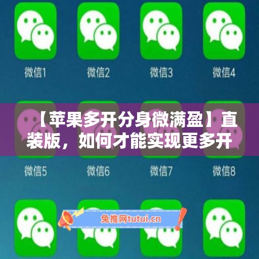 【苹果多开分身微满盈】直装版，如何才能实现更多开