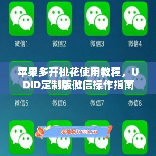 苹果多开桃花使用教程,UDID定制版微信操作指南 苹果多开桃花使用教程,UDID定制版微信操作指南