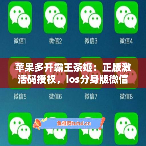 苹果多开霸王茶姬：正版激活码授权，ios分身版微信稳定运行