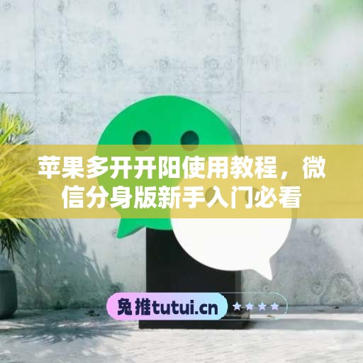 苹果多开开阳使用教程,微信分身版新手入门必看 苹果多开开阳使用教程,微信分身版新手入门必看