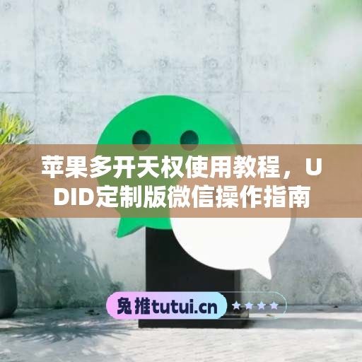 苹果多开天权使用教程，UDID定制版微信操作指南