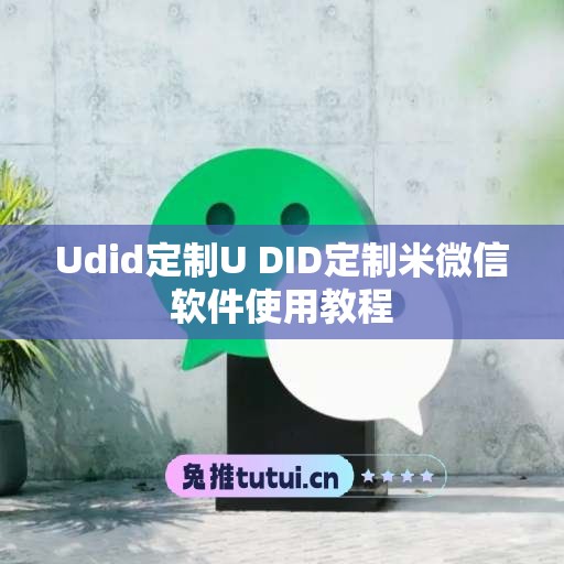 Udid定制U DID定制米微信软件使用教程