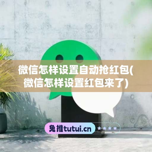 微信怎样设置自动抢红包(微信怎样设置红包来了)