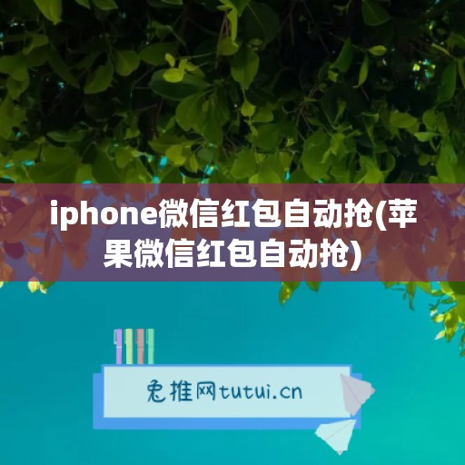 iphone微信红包自动抢(苹果微信红包自动抢)