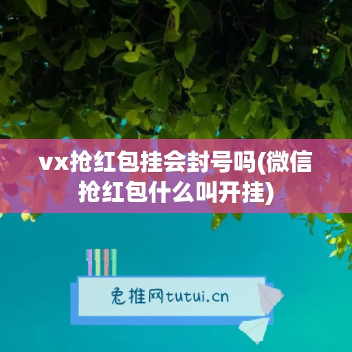 vx抢红包挂会封号吗(微信抢红包什么叫开挂)