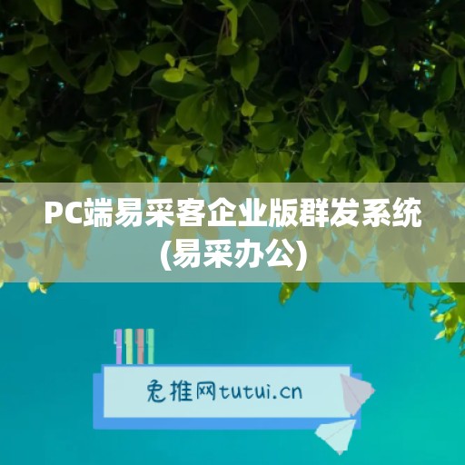 PC端易采客企业版群发系统(易采办公)