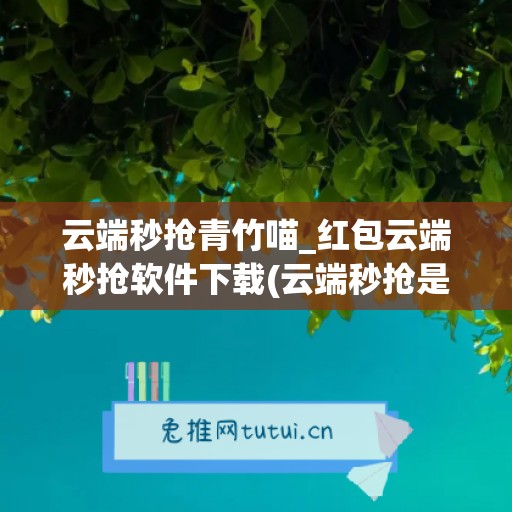 云端秒抢青竹喵_红包云端秒抢软件下载(云端秒抢是什么)